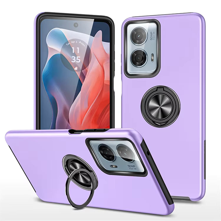 Motorola One Action XT2013 / 2019 / 360 Ring Case / Purple