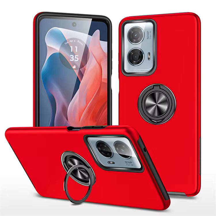 Moto G XT1032 / 2013 / 360 Ring Case / Red