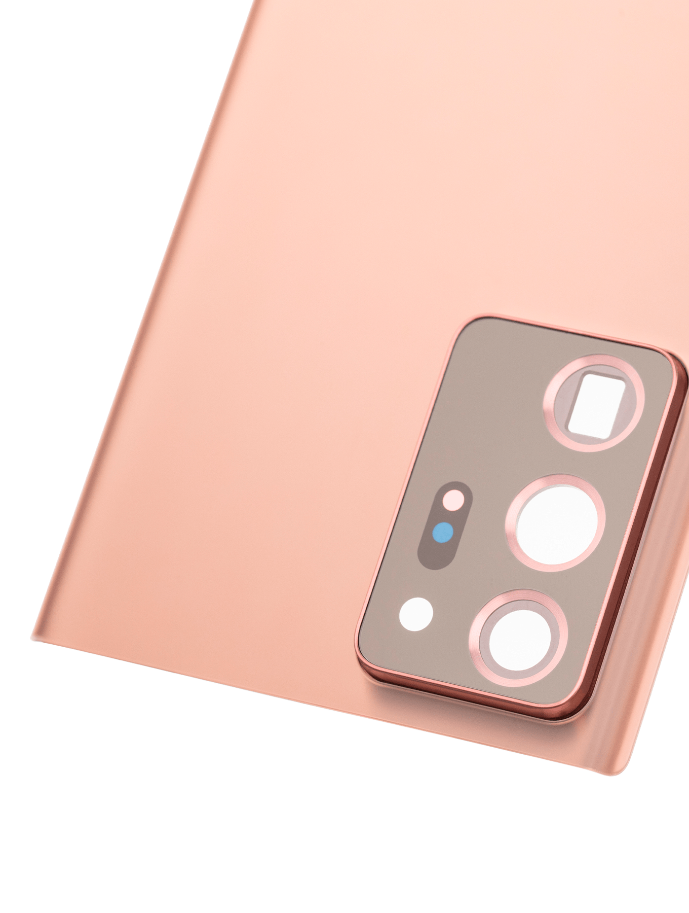 Samsung Galaxy Note 20 Ultra 5G / Back Glass with Camera Lens / (With Logo) (Aftermarket Plus) / Mystic Bronze