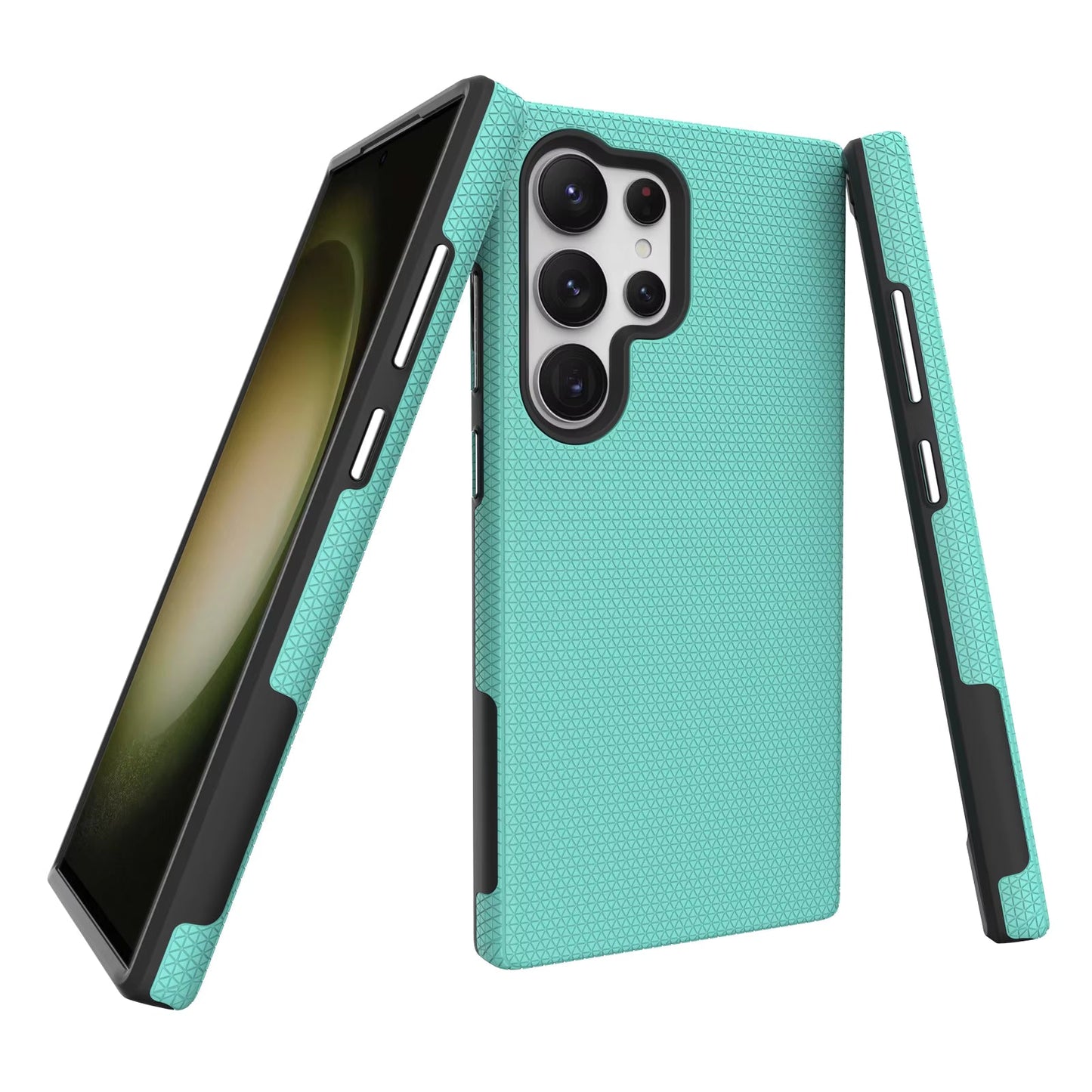 Samsung S10 Plus / Triangle Cases / Green