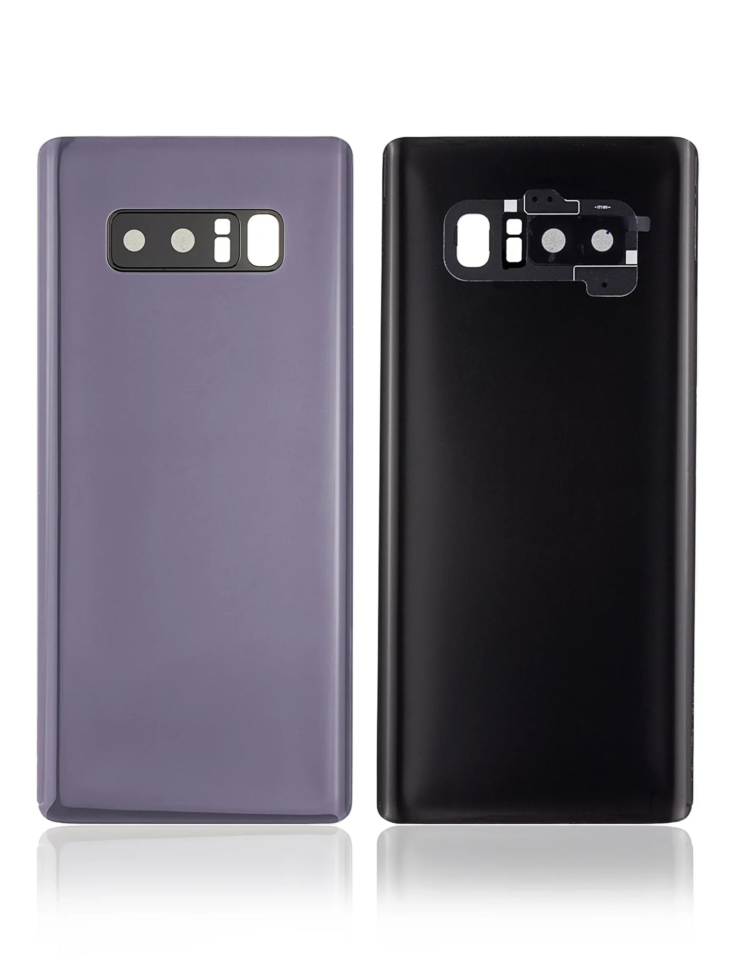Samsung Galaxy Note 8 / Back Glass with Camera Lens / (With Logo) (Aftermarket Plus) / Orchid Gray