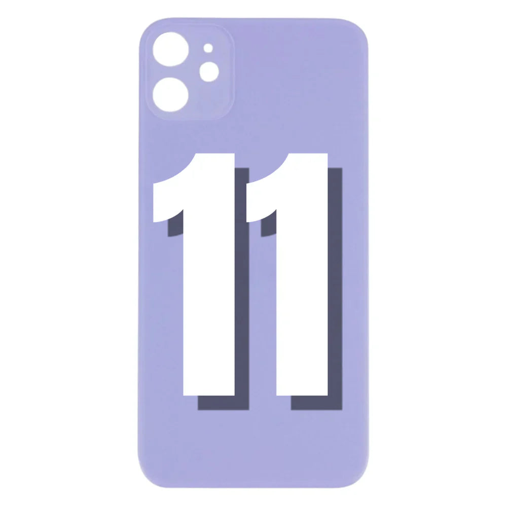 iPhone 11 Back Glass / Back Glass / (With Logo) / Purple