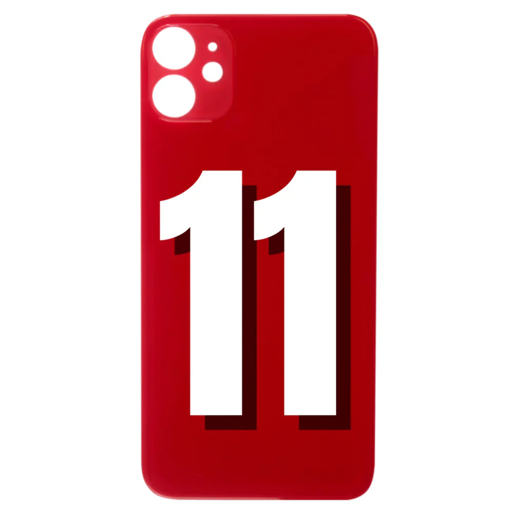 iPhone 11 Back Glass / Back Glass / (With Logo) / Red