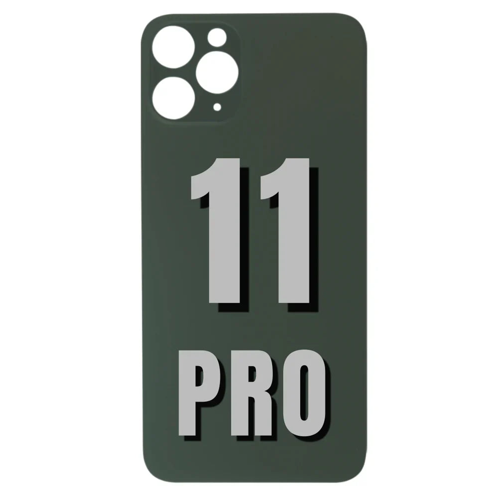 iPhone 11 Pro / Back Glass / (With Logo) / Midnight Green