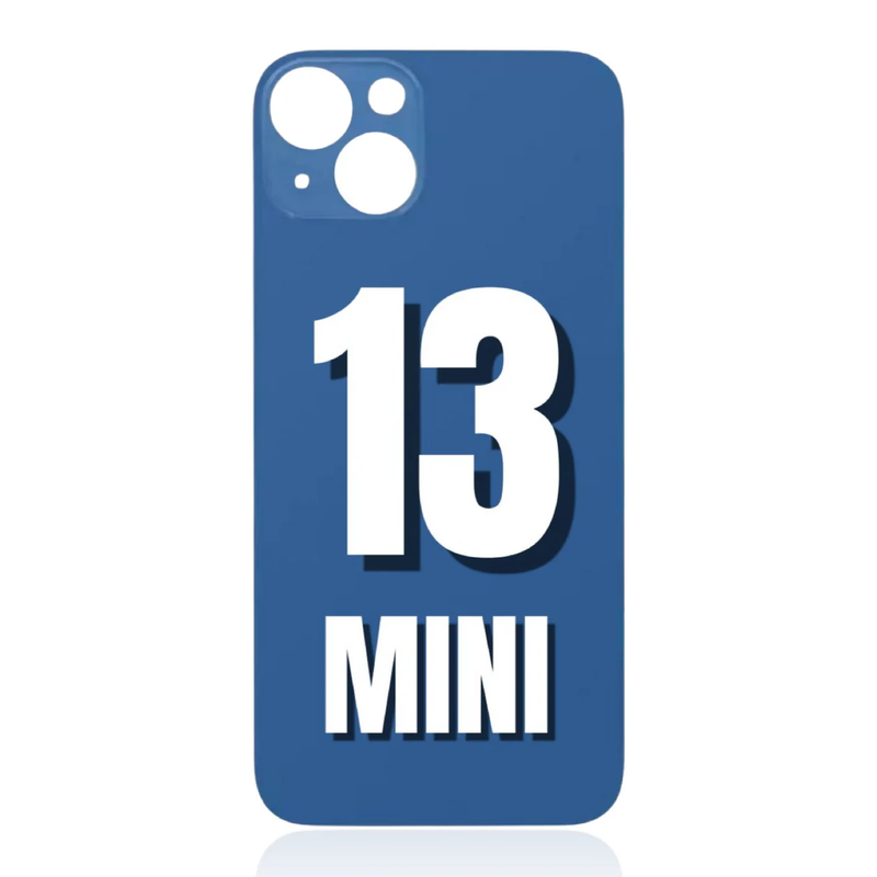 iPhone 13 Mini / Back Glass / (With Logo) / Blue