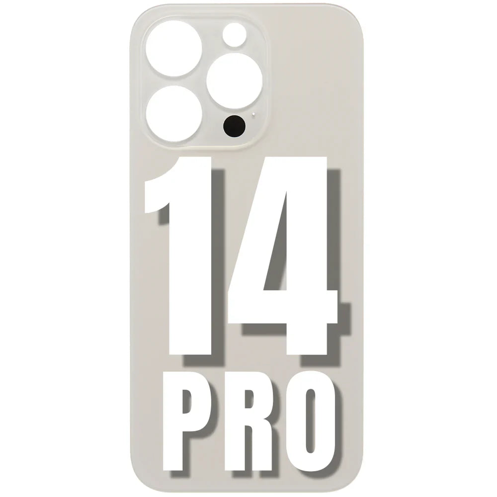 iPhone 14 Pro Back Glass / (With Logo) / Gold