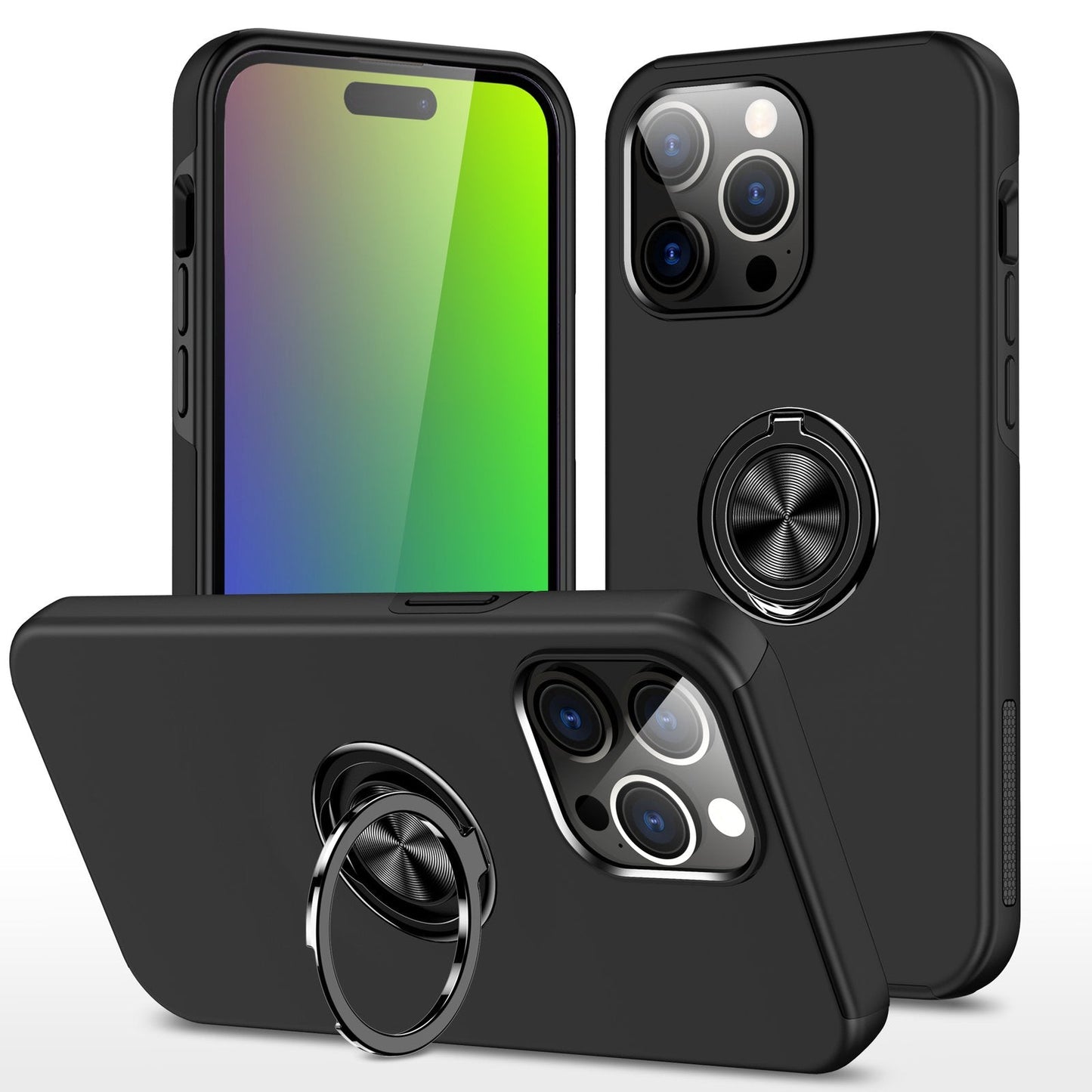 iPhone XS Max Ring Case / Black