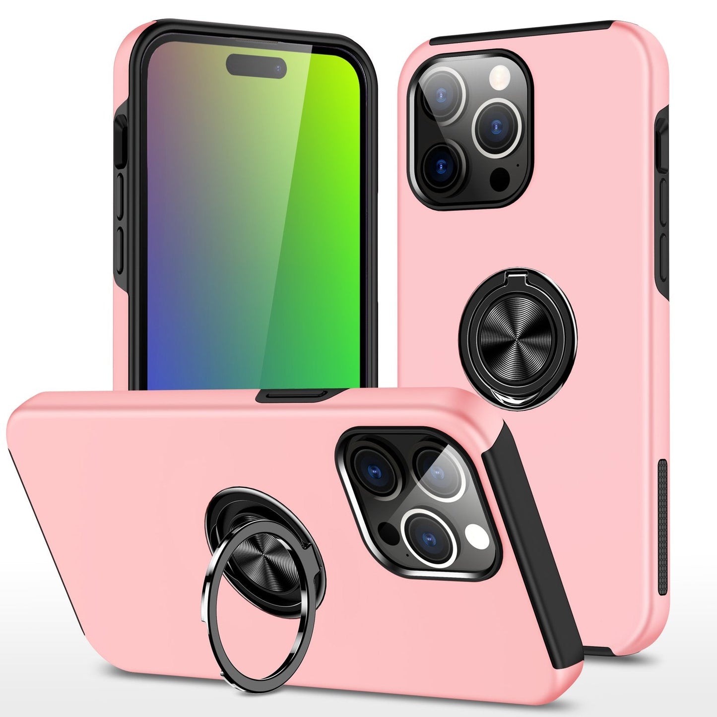 iPhone XR Ring Case / Pink