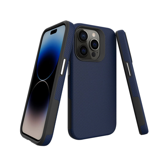 iPhone 15 Plus Triangle Case / Navy Blue
