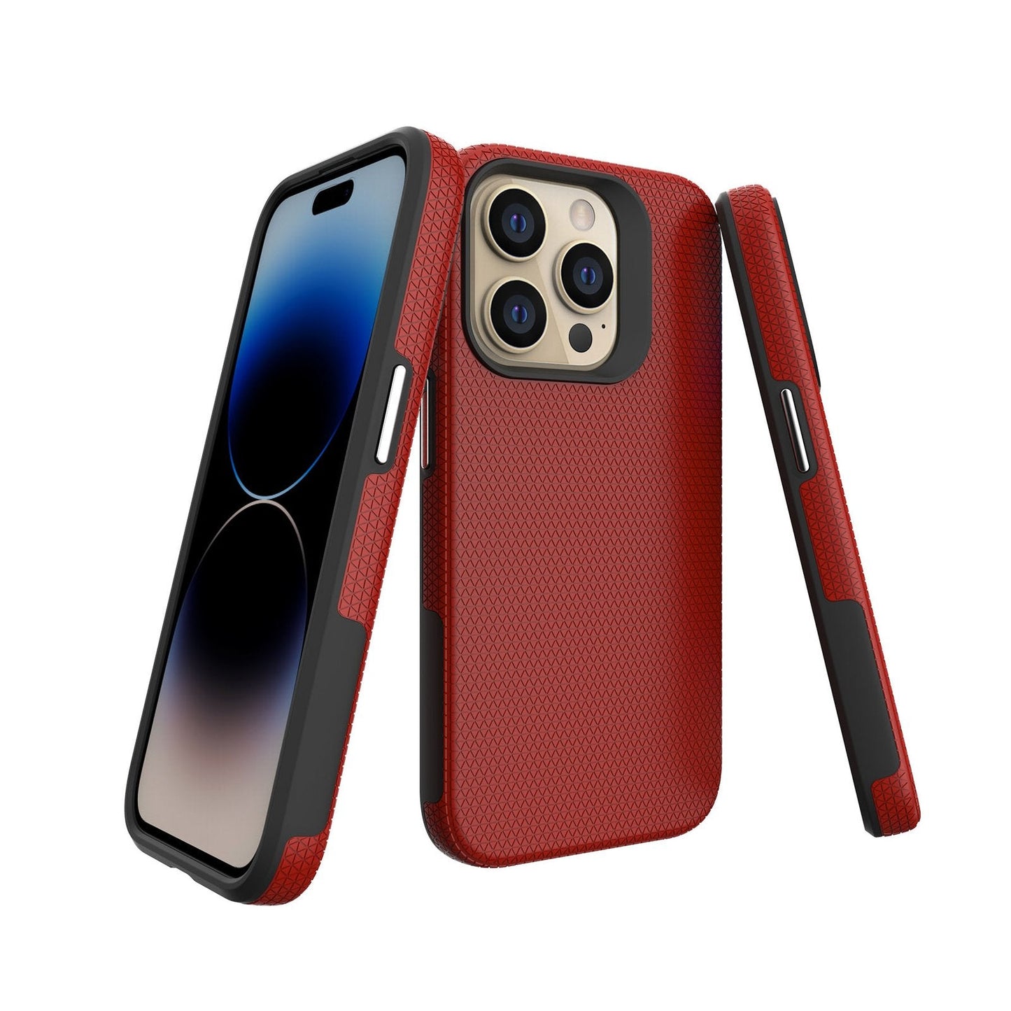 iPhone X Triangle Case / Red