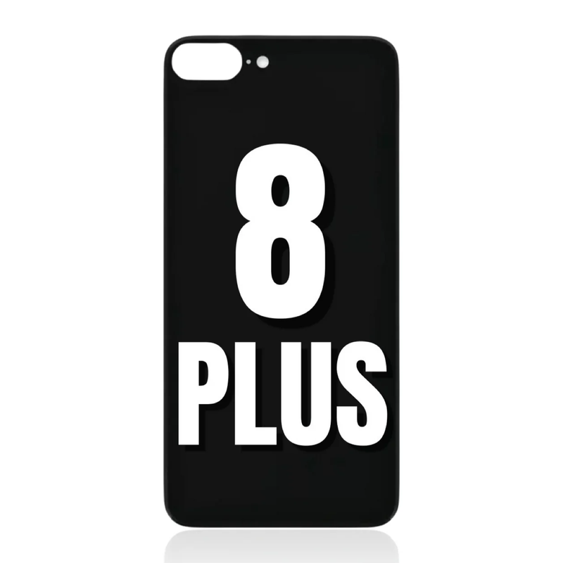 iPhone 8 Plus / Back Glass / (With Logo) (Aftermarket Plus) / Space Gray