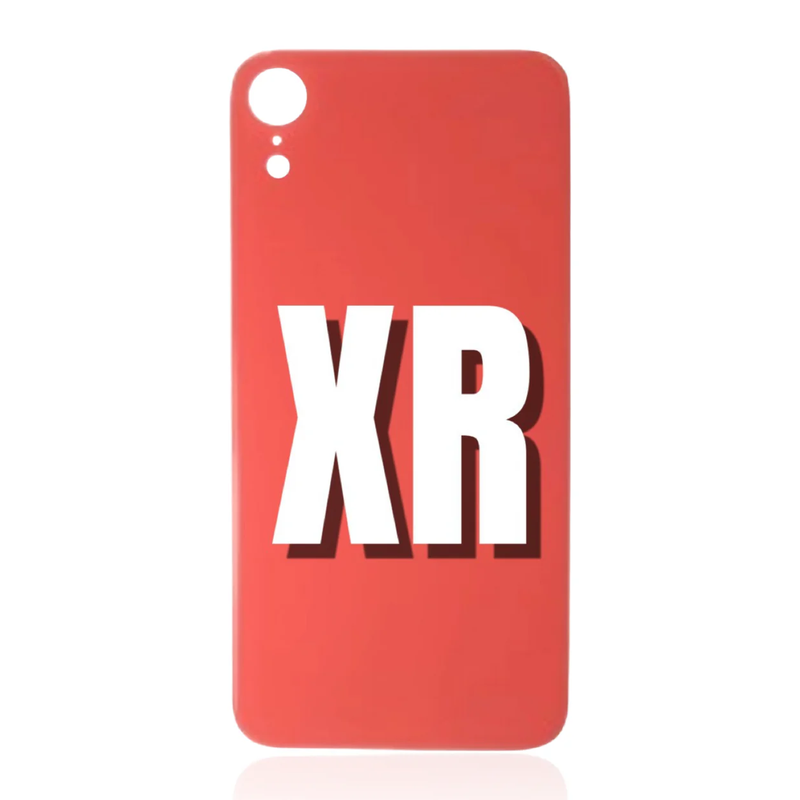 iPhone XR / Back Glass / (With Logo) (Aftermarket Plus) / Coral