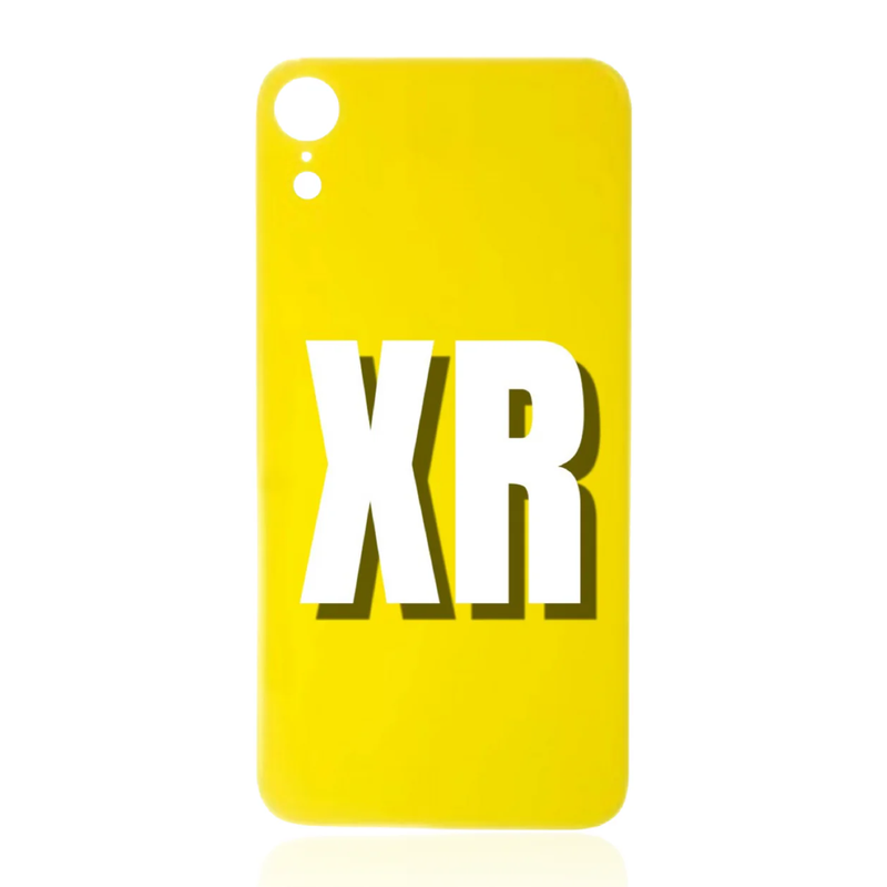 iPhone XR / Back Glass / (With Logo) / Yellow