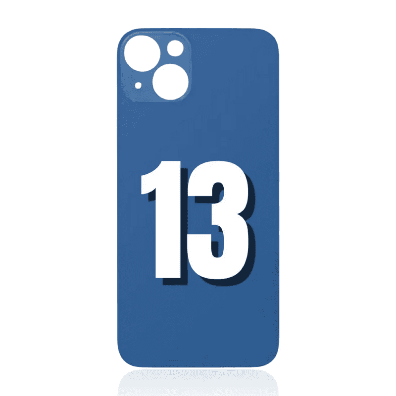 iPhone 13 / Back Glass / (With Logo) / Blue