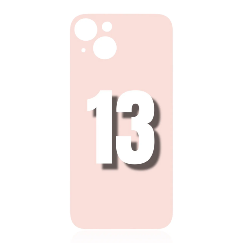 iPhone 13 / Back Glass / (With Logo) / Pink