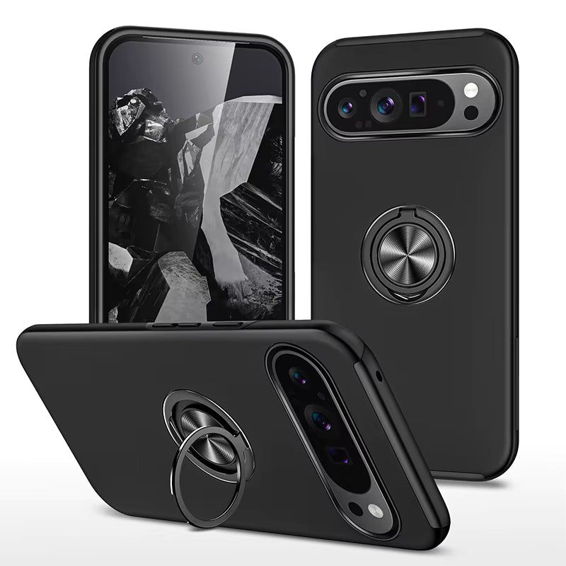 Google Pixel 6 / 360 Ring Case / Black