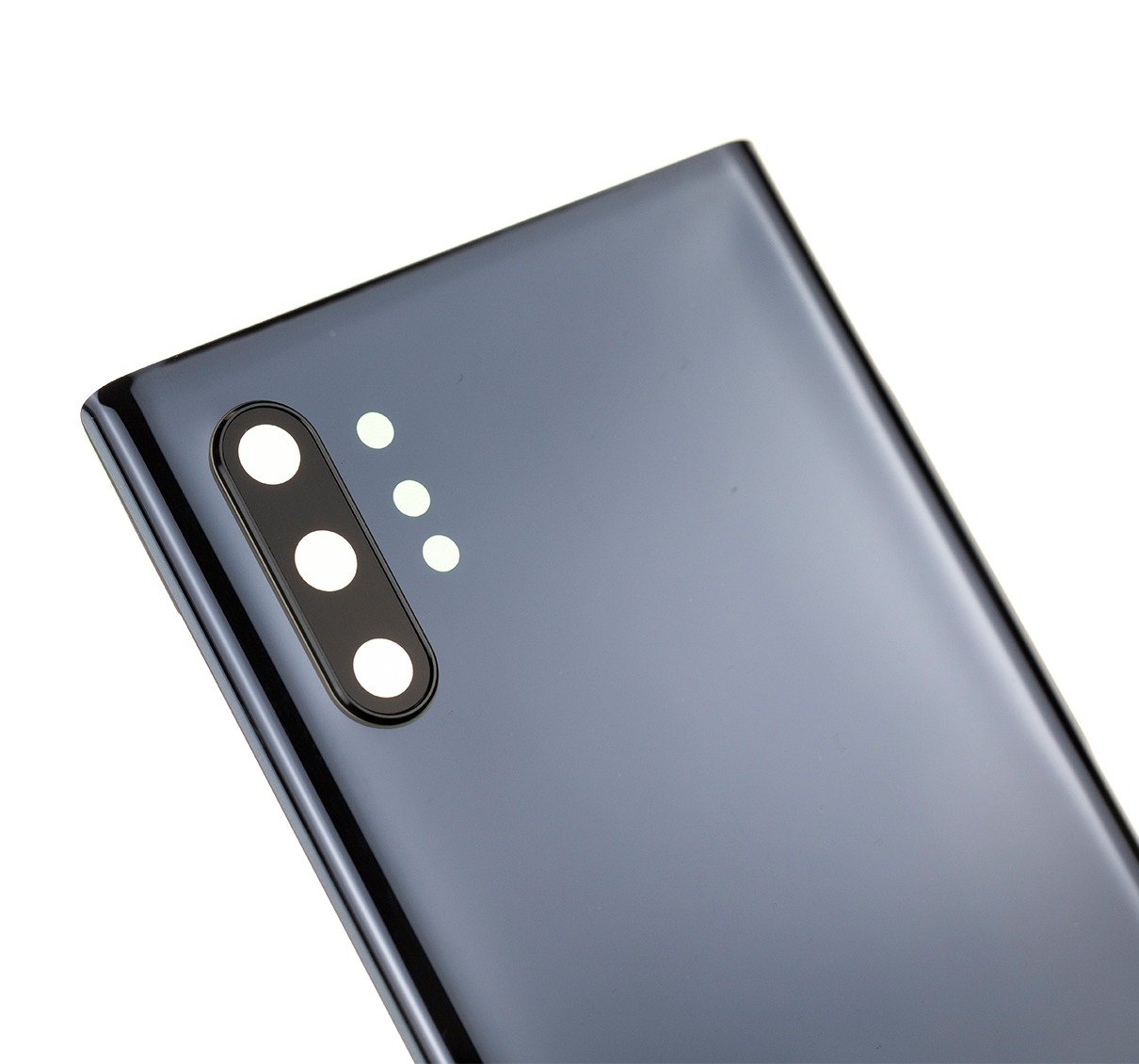 Samsung Galaxy Note 10 Plus / Back Glass / (With Logo) (Aftermarket Plus)) / Aura Black