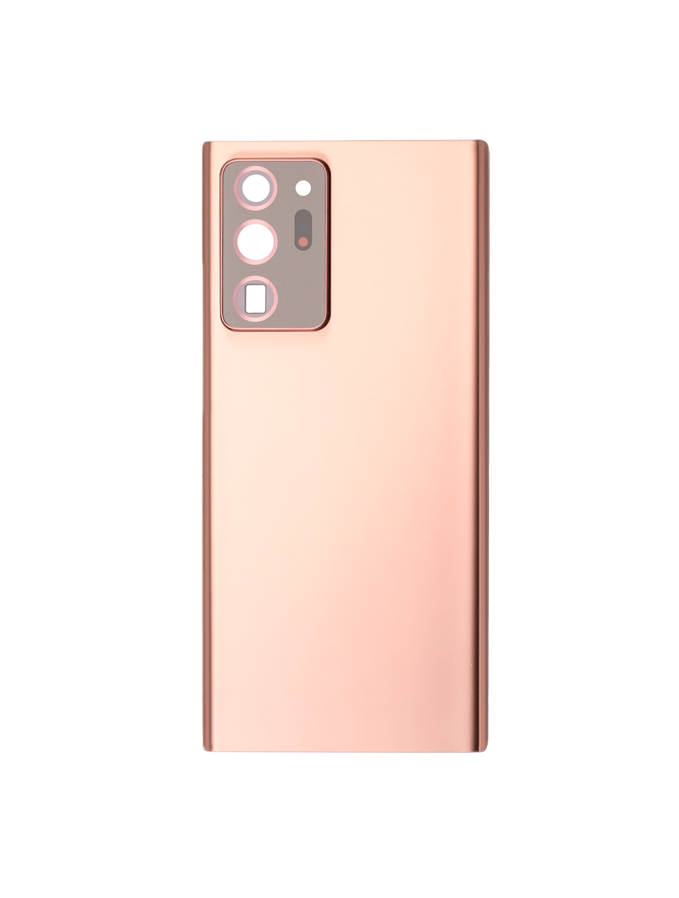 Samsung Galaxy Note 20 Ultra 5G / Back Glass with Camera Lens / (With Logo) (Aftermarket Plus) / Mystic Bronze