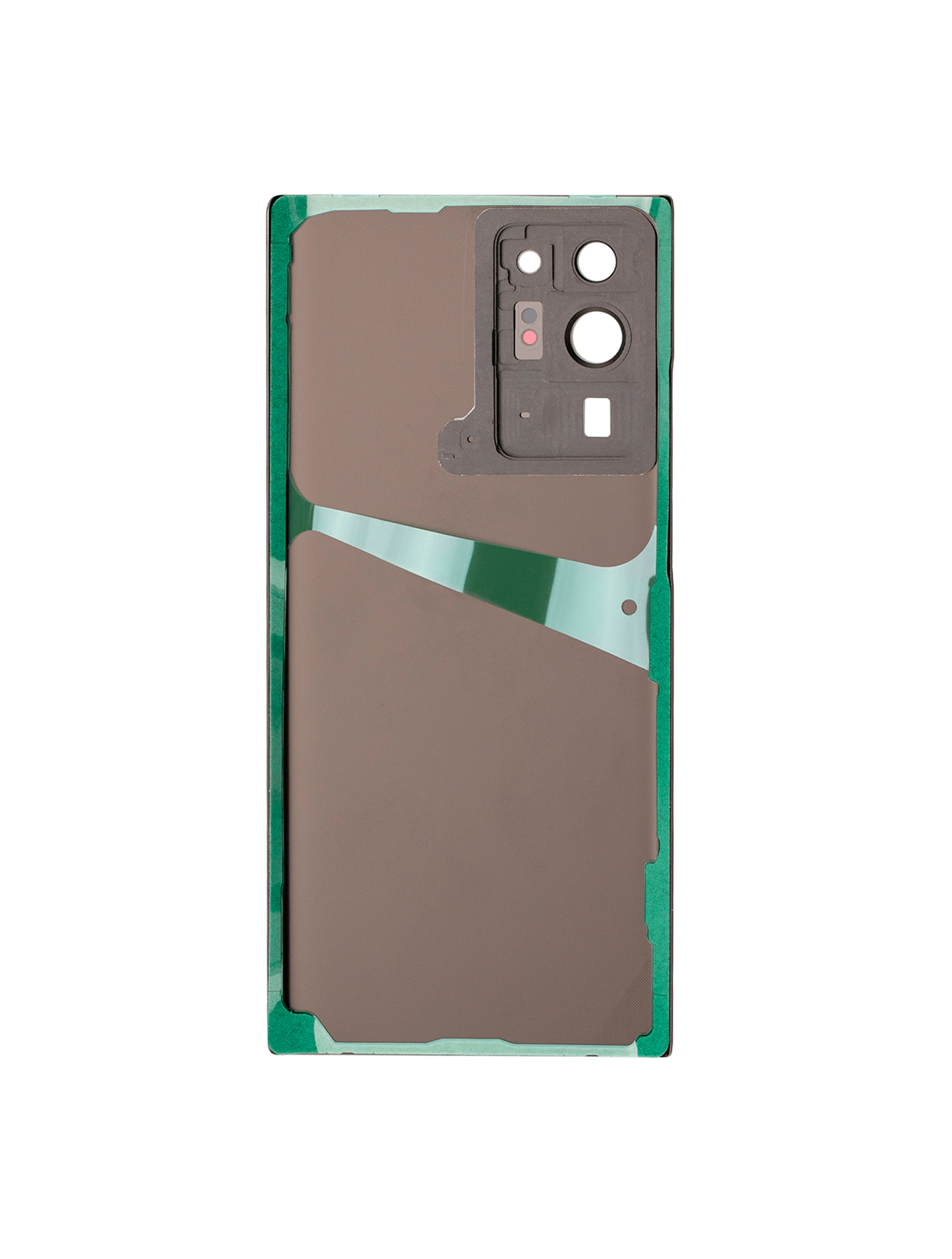 Samsung Galaxy Note 20 Ultra 5G / Back Glass with Camera Lens / (With Logo) (Aftermarket Plus) / Mystic Bronze