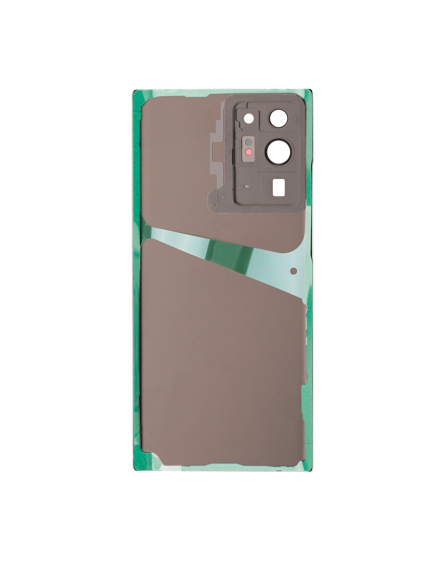 Samsung Galaxy Note 20 Ultra 5G / Back Glass with Camera Lens / (With Logo) (Aftermarket Plus) / Mystic White