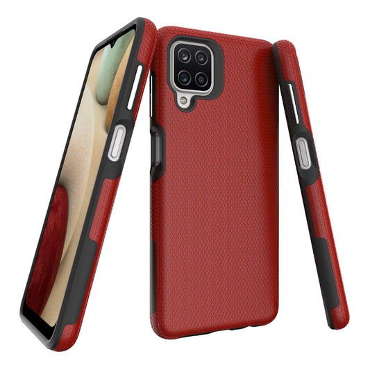 Samsung Galaxy A12 Triangle Case Red