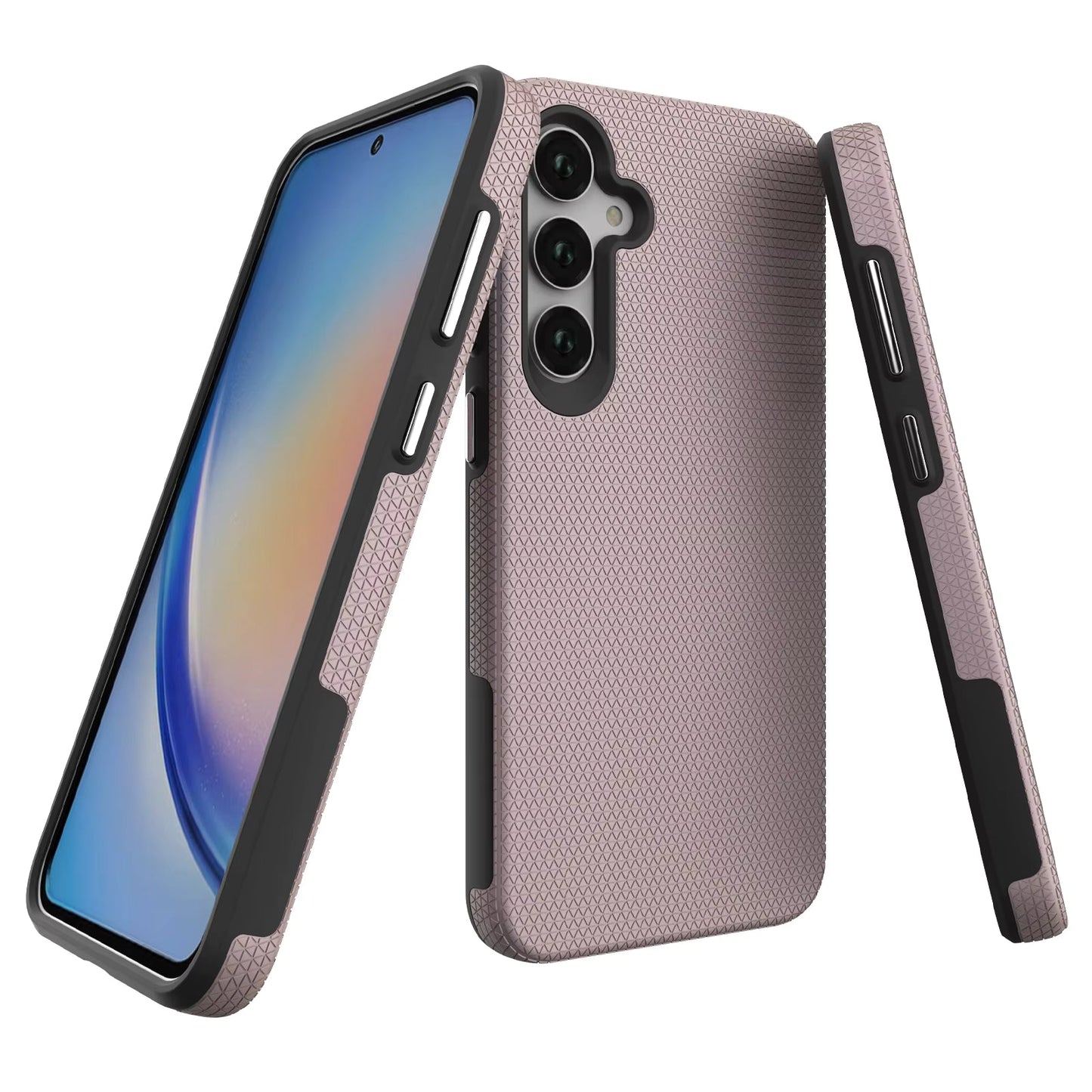 Samsung Galaxy A14 4G Triangle Case Rose Gold