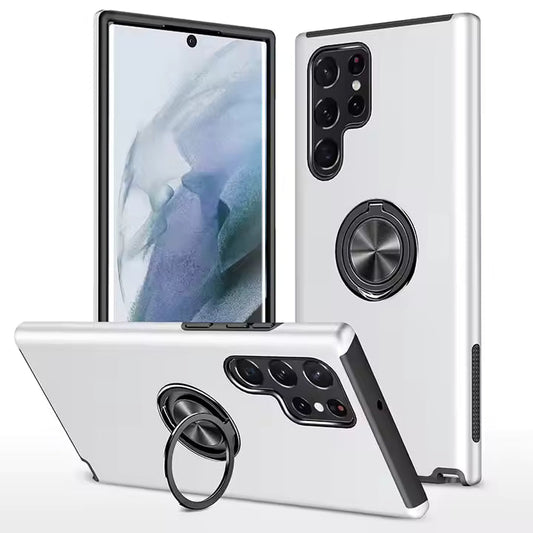 Samsung S20 Plus / Plain Ring Case / Silver