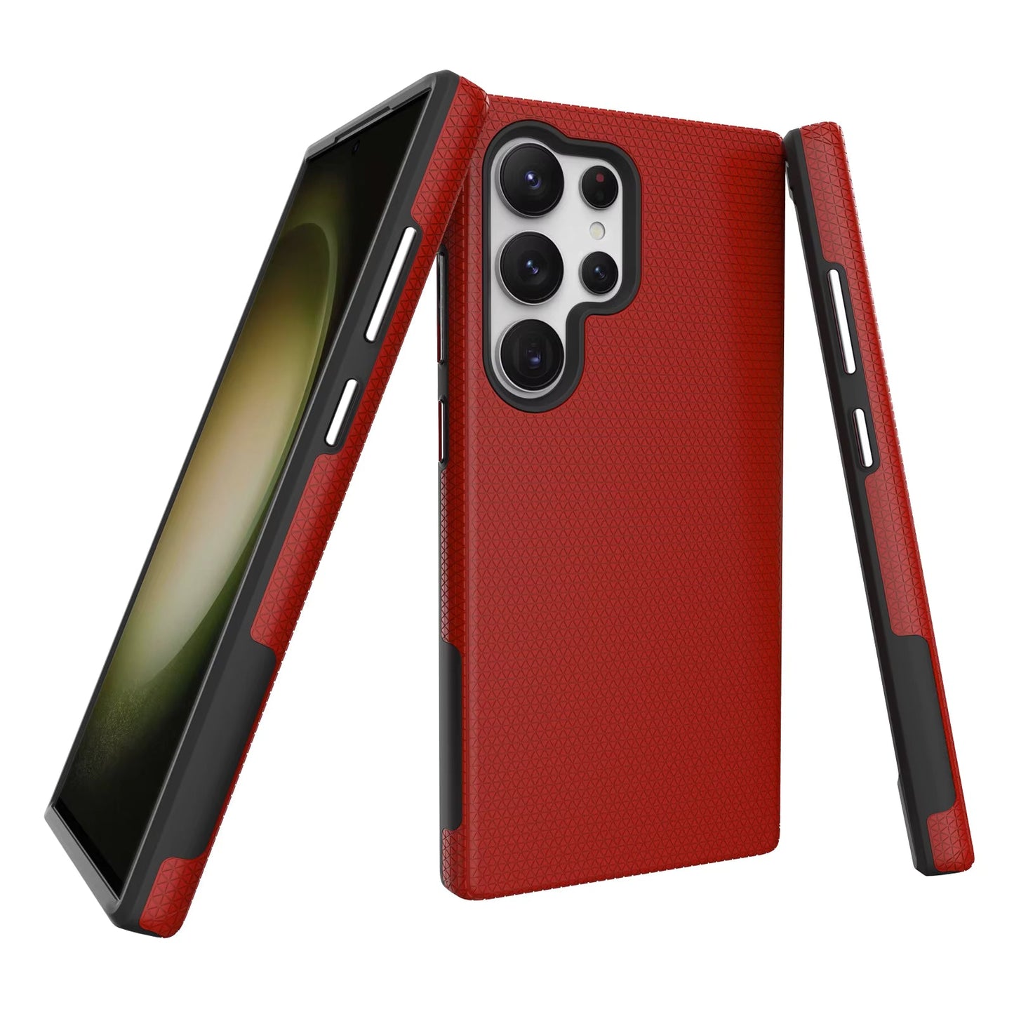 Samsung S21 Plus / Triangle Case / Red