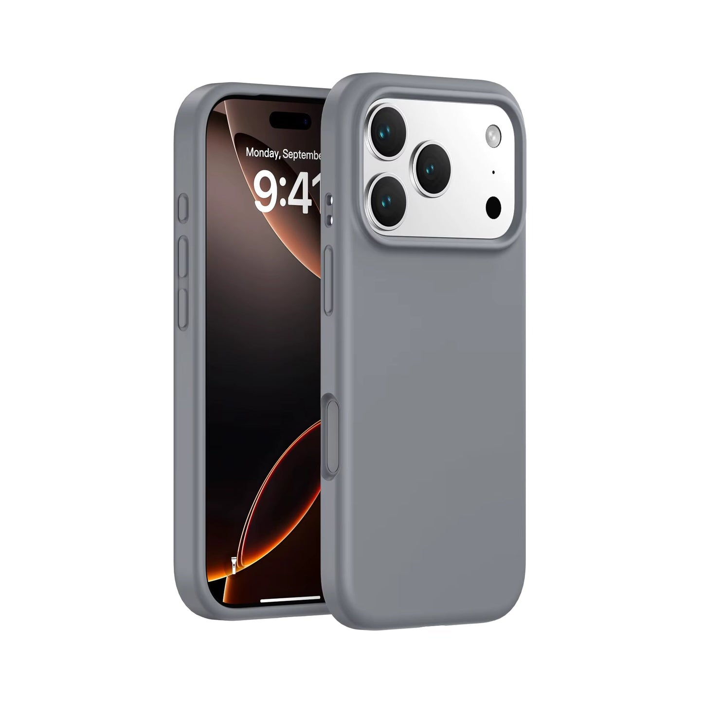 iPhone 17 Silicone Cases / Mid Grey