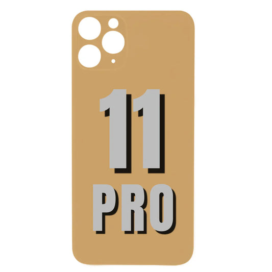 iPhone 11 Pro / Back Glass  / (With Logo) / Gold
