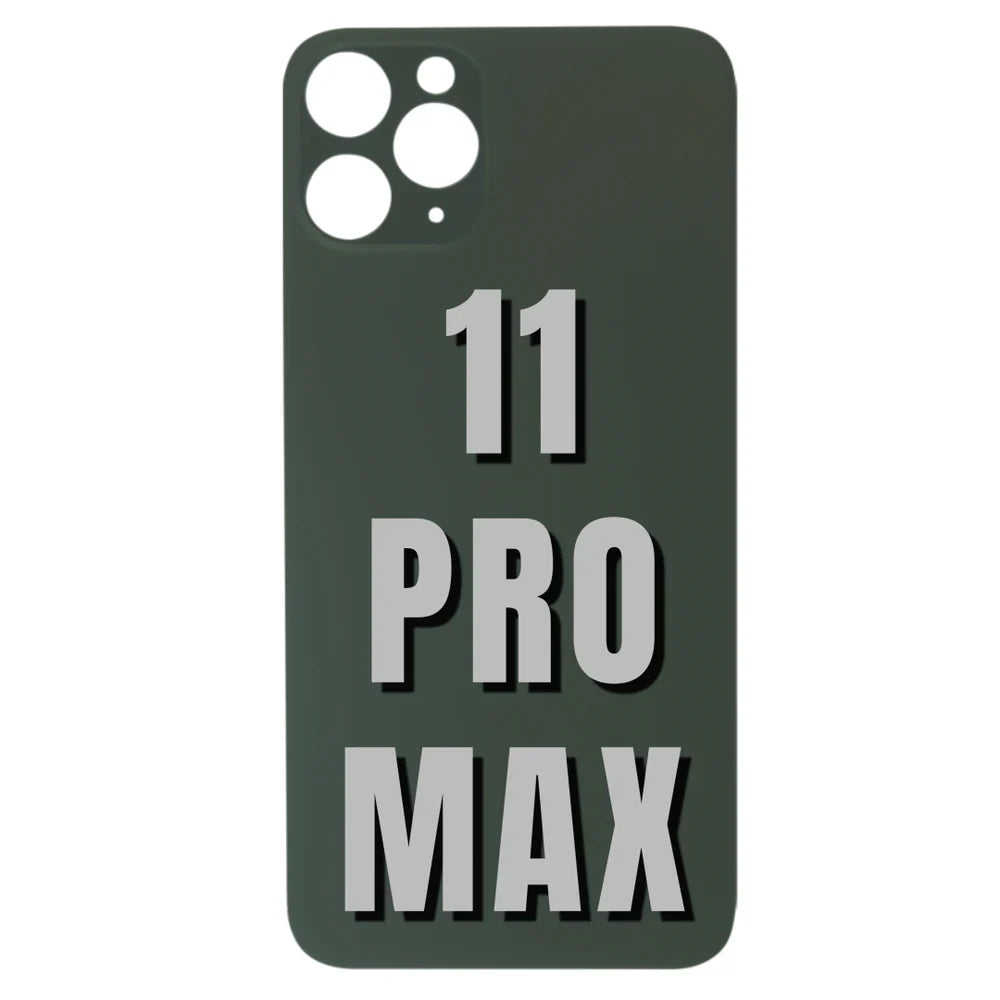 iPhone 11 Pro Max / Back Glass / (With Logo) / Midnight Green