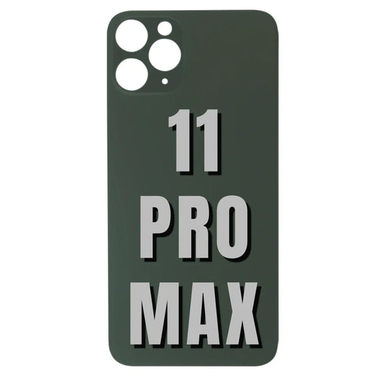 iPhone 11 Pro Max / Back Glass / (With Logo) / Midnight Green