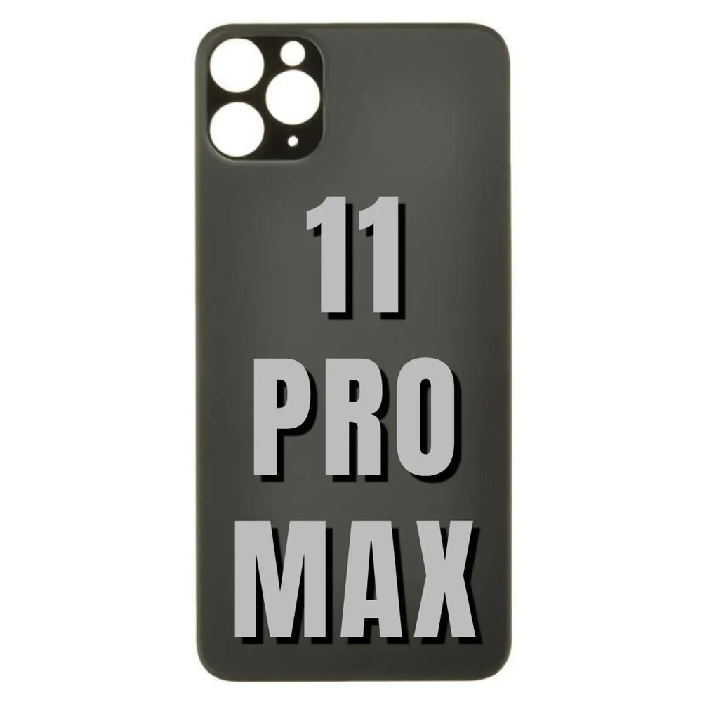 iPhone 11 Pro Max / Back Glass / (With Logo) / Space Gray