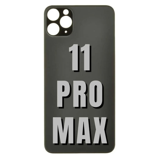 iPhone 11 Pro Max / Back Glass / (With Logo) / Space Gray