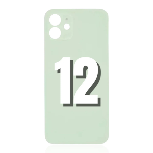 iPhone 12 / Back Glass / (With Logo) / Green
