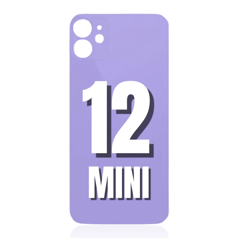 iPhone 12 Mini / Back Glass / (With Logo) / Purple