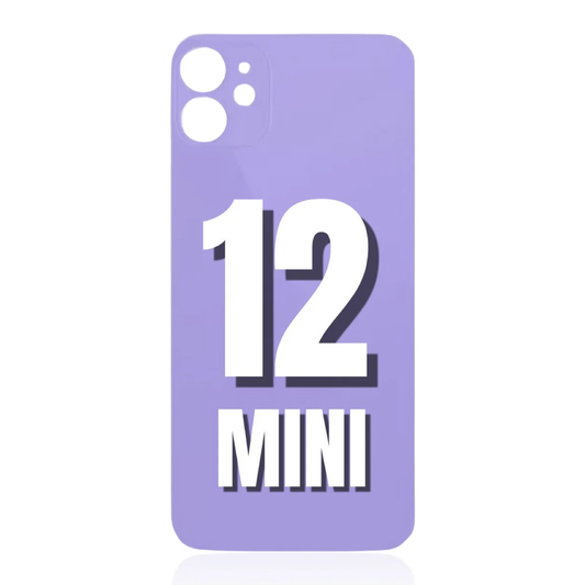 iPhone 12 Mini / Back Glass / (With Logo) / Purple