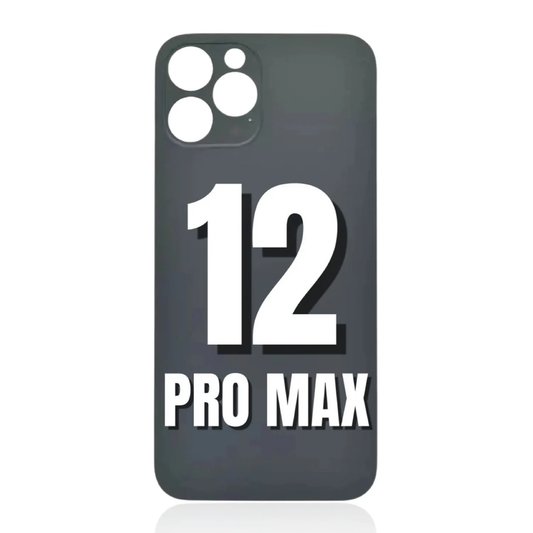 iPhone 12 Pro Max / Back Glass / (With Logo) / Graphite