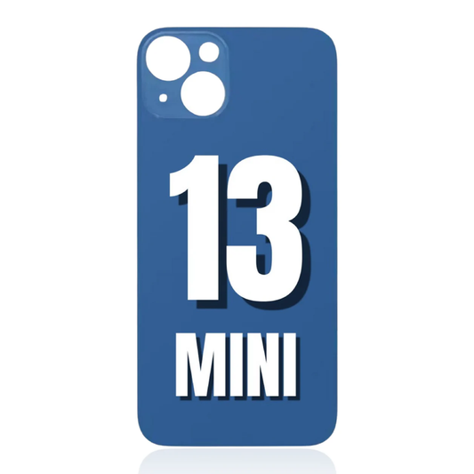 iPhone 13 Mini / Back Glass / (With Logo) / Blue