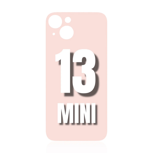 iPhone 13 Mini / Back Glass / (With Logo) / Pink
