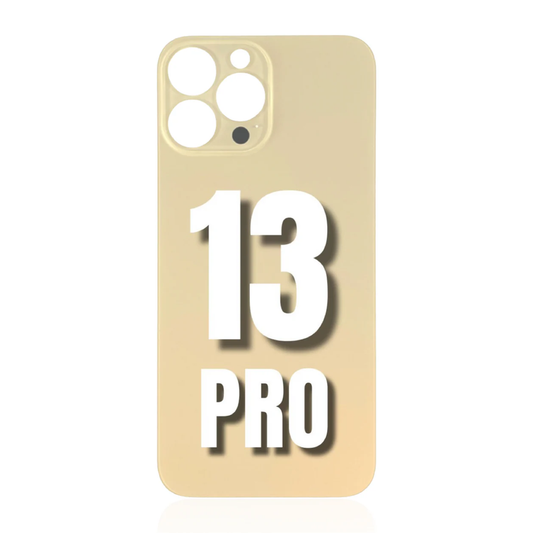 iPhone 13 Pro / Back Glass / (With Logo) / Gold