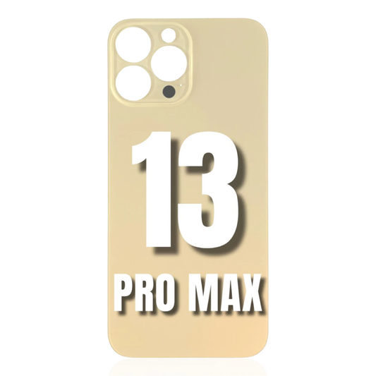 iPhone 13 Pro Max / Back Glass / (With Logo) / Gold