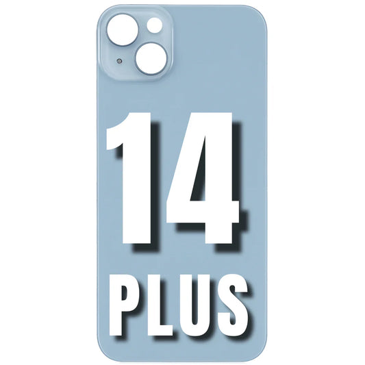 iPhone 14 Plus / Back Glass / (With Logo) / Blue