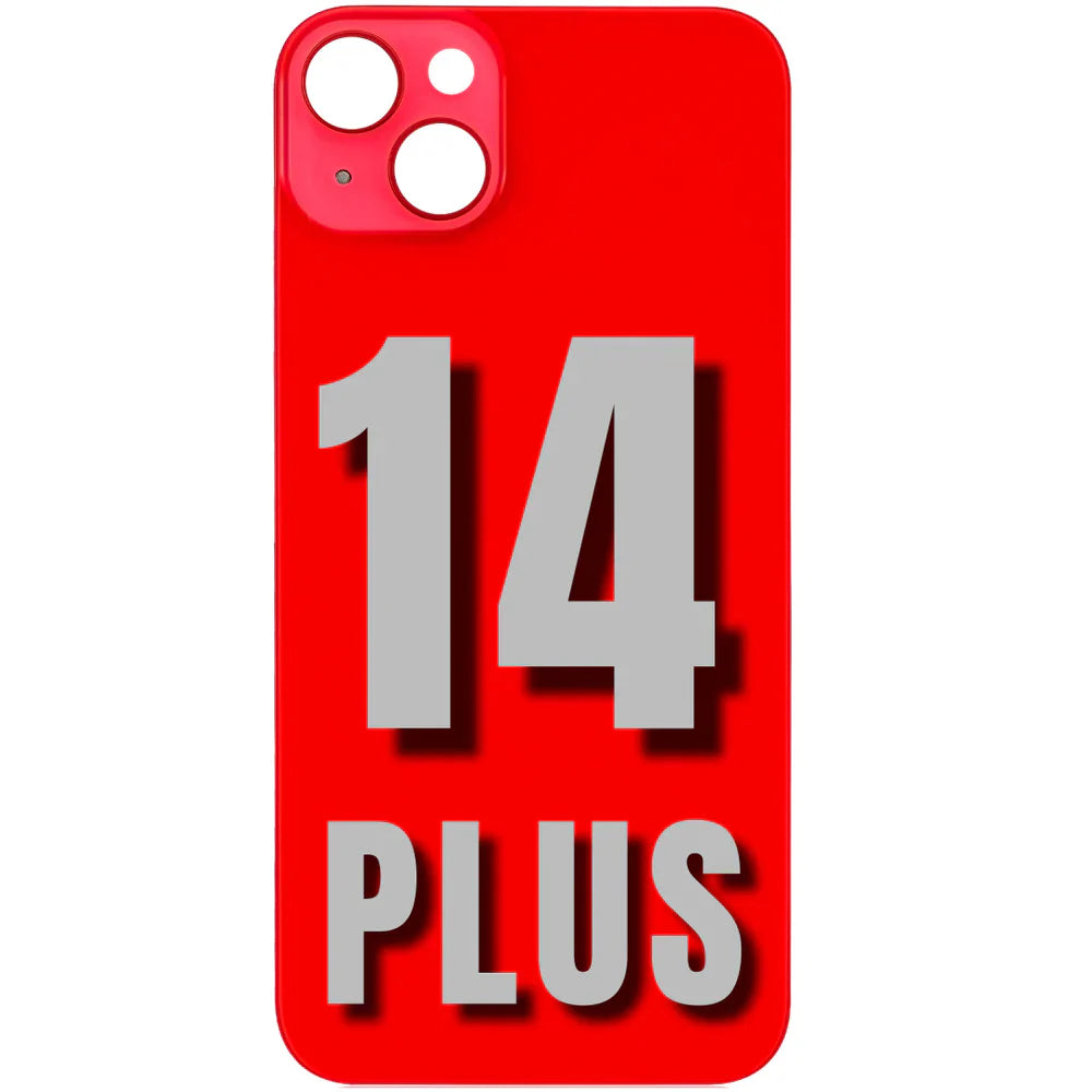 iPhone 14 Plus / Back Glass / (With Logo) / Red