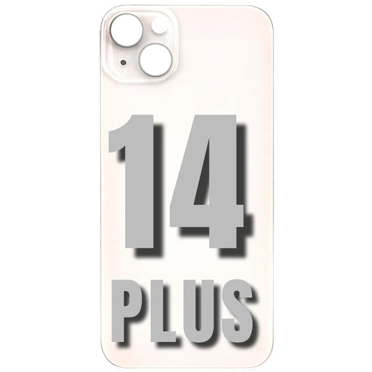 iPhone 14 Plus / Back Glass / (With Logo) / Starlight