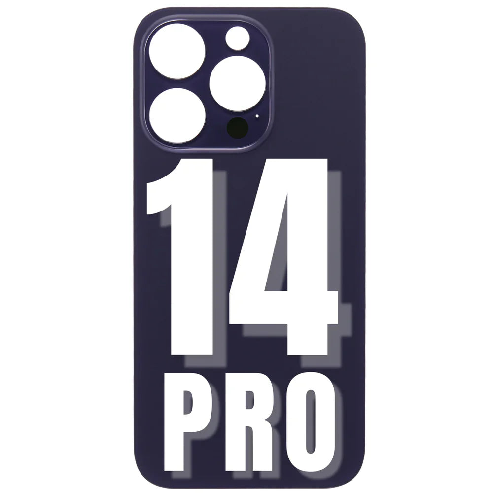 iPhone 14 Pro Back Glass / (With Logo) / Purple