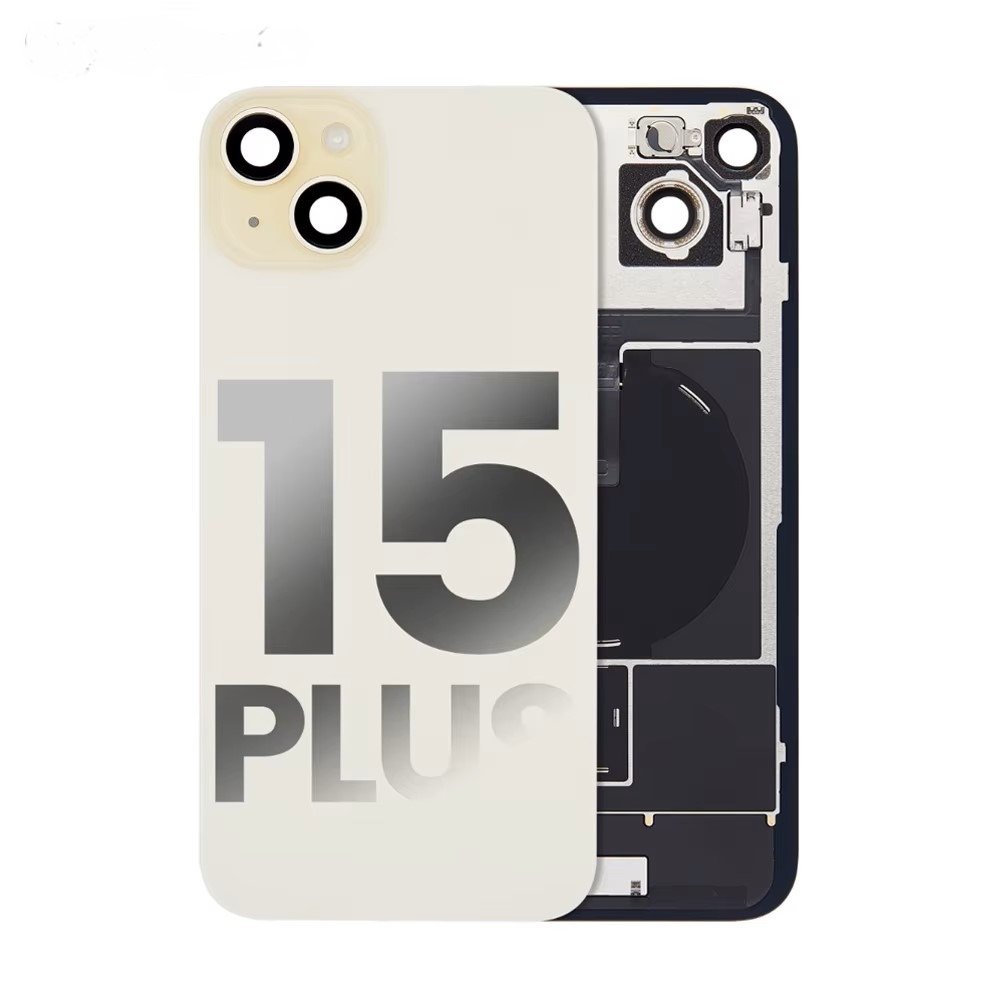 iPhone 15 Plus / Back Glass / Full Flex / Yellow