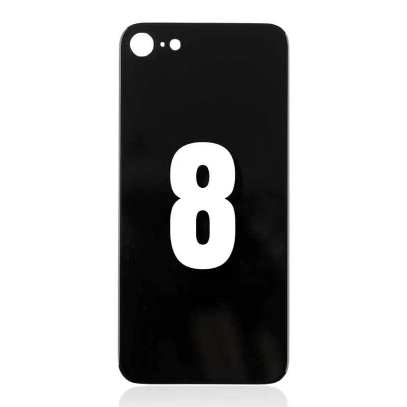 iPhone 8 / Back Glass / (With Logo) (Aftermarket Plus) / Space Gray