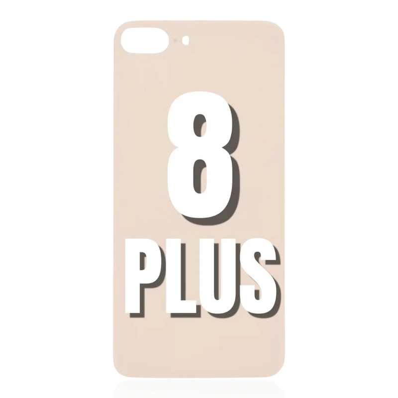 iPhone 8 Plus / Back Glass / (With Logo) (Aftermarket Plus) / Gold