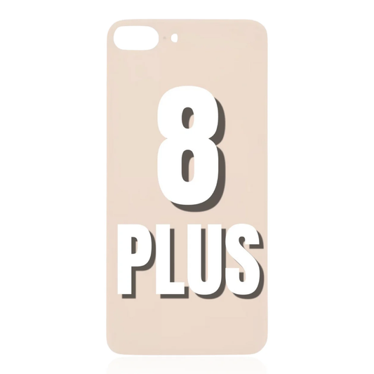 iPhone 8 Plus / Back Glass / (With Logo) (Aftermarket Plus) / Gold